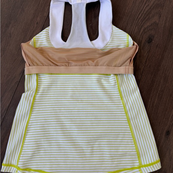 Lululemon striped halter racerback support tank - Picture 4 of 7